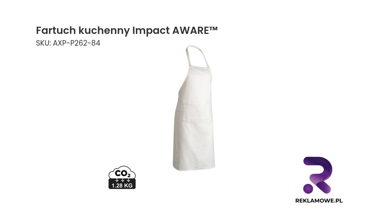 Ekologiczny fartuch kuchenny Impact AWARE