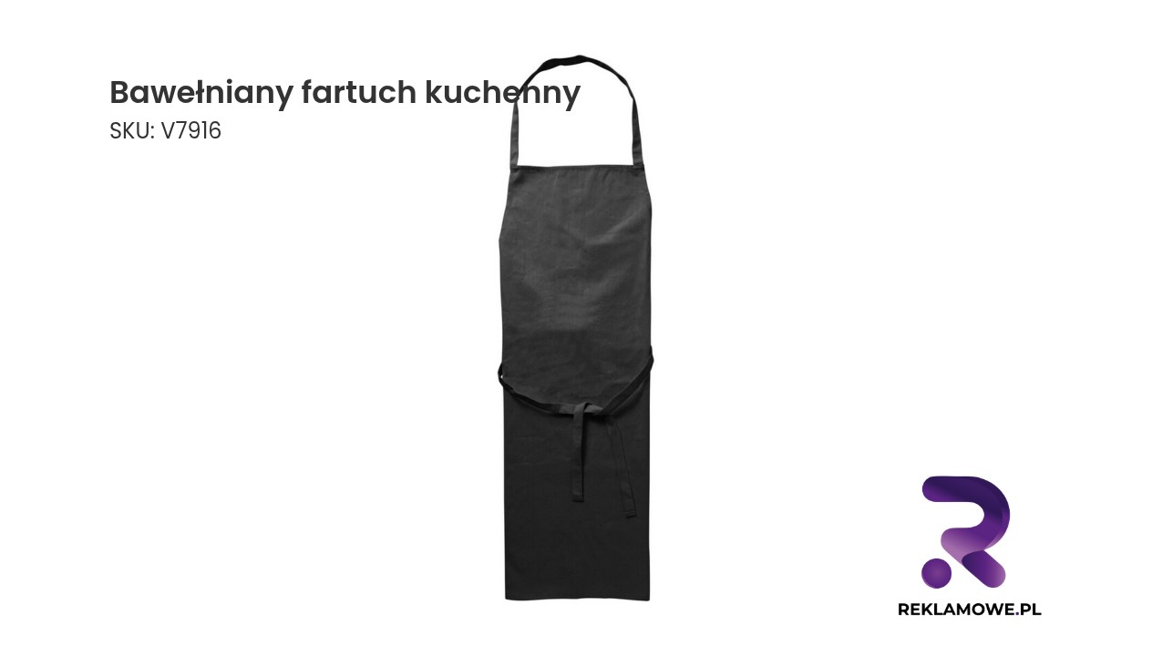 Bawełniany fartuch kuchenny idealny do gotowania