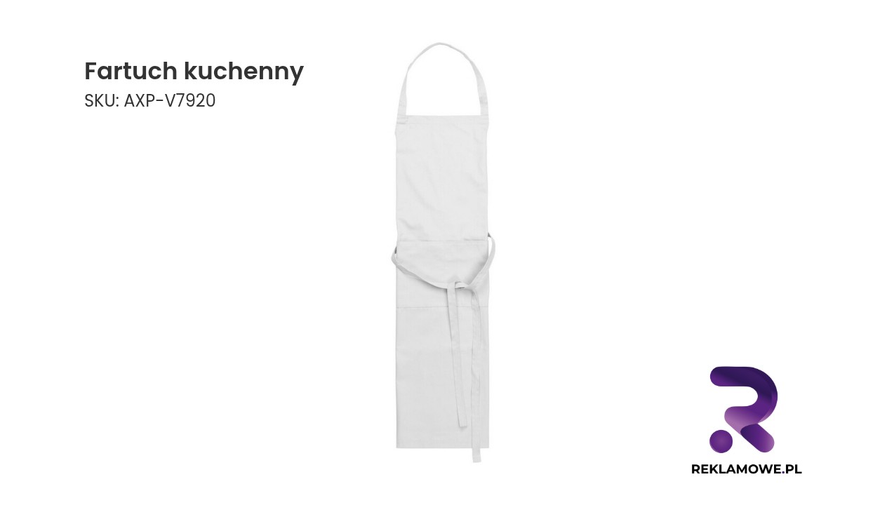 Fartuch kuchenny w kolorze białym