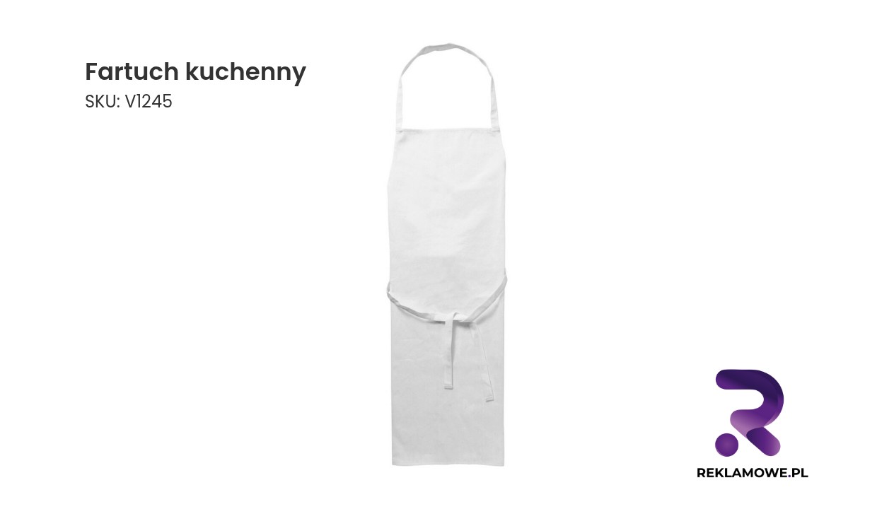 Fartuch kuchenny w czerwonym kolorze