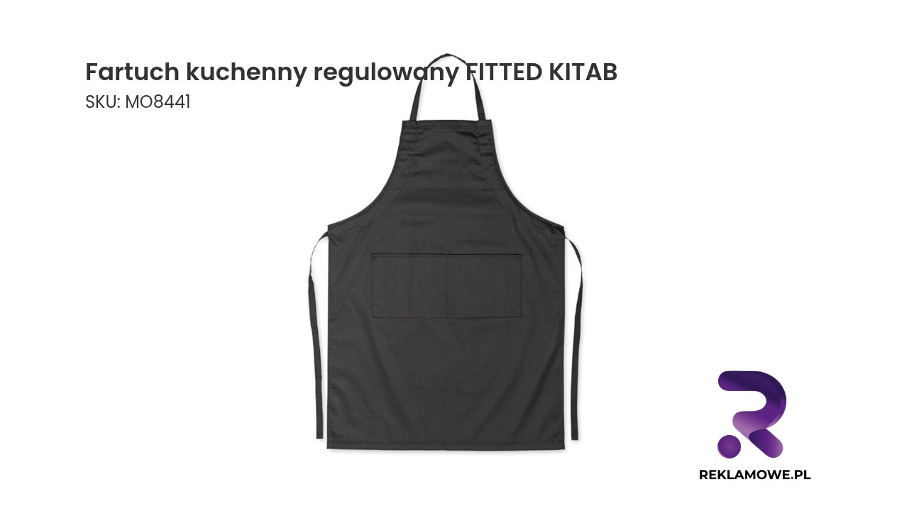 Fartuch kuchenny regulowany FITTED KITAB – wygodny fartuch do gotowania