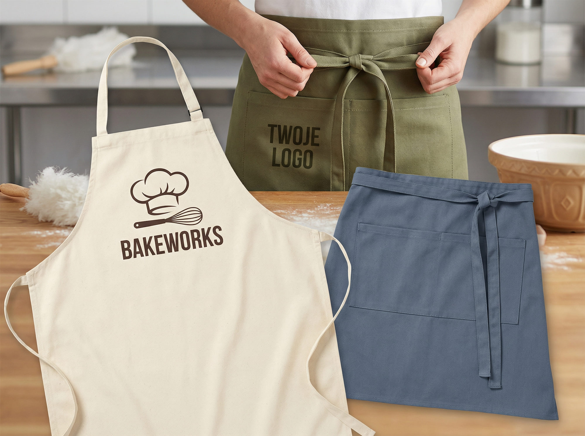 Fartuchy reklamowe w Gliwicach