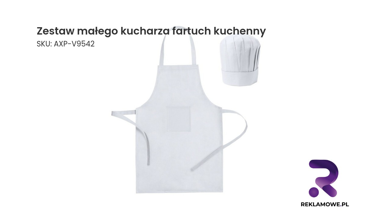 Zestaw małego kucharza z fartuchem kuchennym